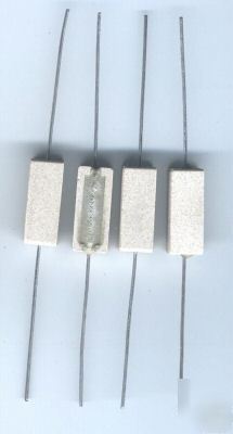 5 watt power resistors 30 ohm lot of 4 made in usa