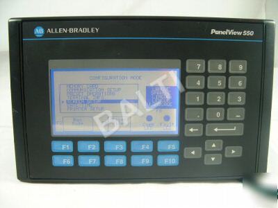 Allen bradley ab 2711-B5A2 /h blue light panelview 550 