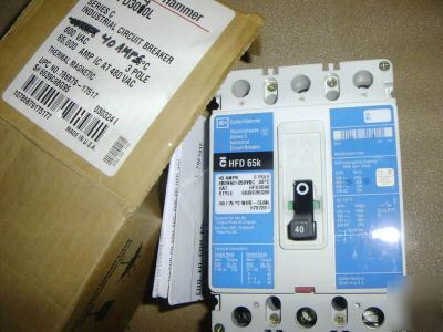 Circuit breaker 40A 600VAC westinghouse HFD3040