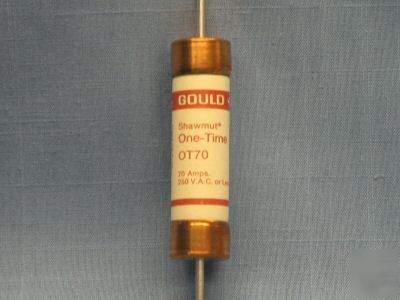 Gould shawmut 70 a fuse 250 v OT70