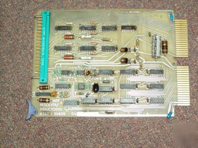 K&t kearney trecker cnc board 1-20409 resolver inducto