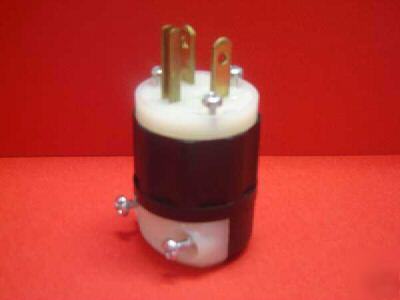 Leviton 20A/250 indstral grade plug 5456-vy (10 units)