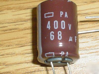 New 10 400V 82UF high temp 105C radial capacitors 