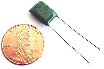Radial film capacitors ~ .056UF 100V 10% (50