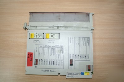 Siemens 6ES5 460-4UA13 S5 8CH analogue input module
