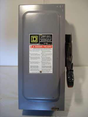 Square d H321N heavy duty safety switch 30A 240V **lnc