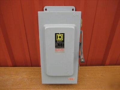 Square d HU363AWK safety switch 100 amp disconnect 100A