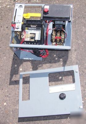 Square d size 1 motor control bucket w/ 7 amp breaker 