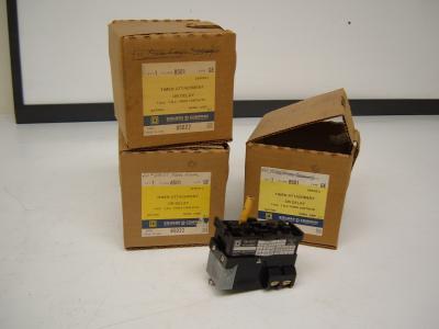  square d time delay attachment mv lot of 3