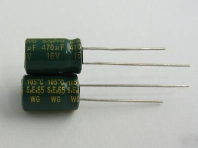 10 sanyo wg 16V 470UF super low esr motherboard caps