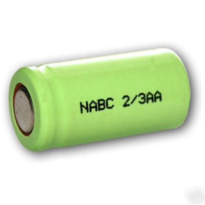 2/3AA nimh 700MAH 1.2V flat top rechargeable battery 