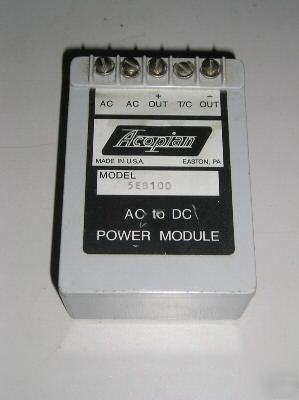 Acopian - 5 vdc - ac/dc power module - model #5EB100