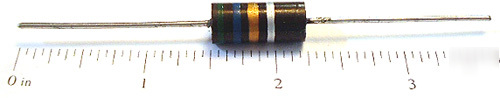 Allen bradley carbon comp resistors 2W 5.6 ohm 10% (5)