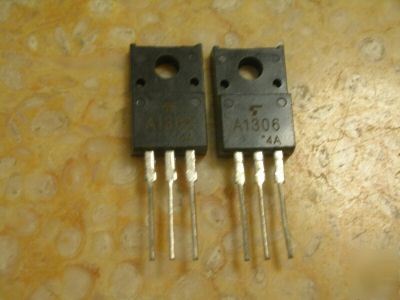 2, npn 2SC1306 C1306 transistors for power output amps
