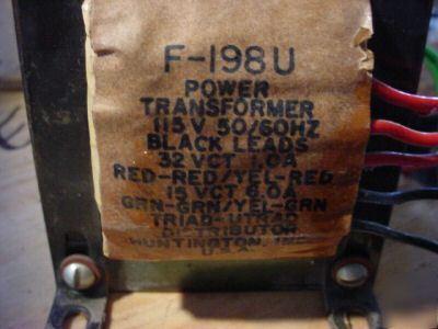 32VCT 1A / 15VCT 6 a transformer ( qty 3 ea )