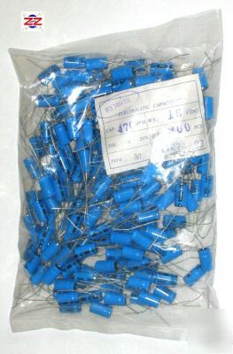 470UF 16V axial electrolytic capacitor 470MF qty: 200