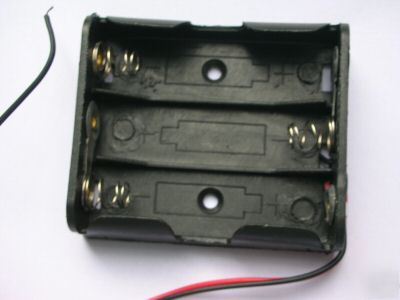 6, 3 x aa battery holder PP3 case with 20CM 8