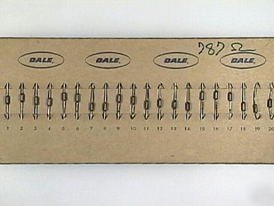 787 ohm 1/8 watt 1% metal film resistor lot of 20