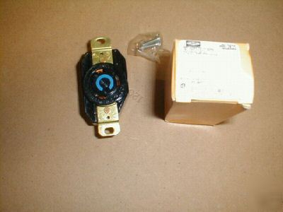 Hubbell twistlock receptacle 20A 3P 4W- HBL2420/2420