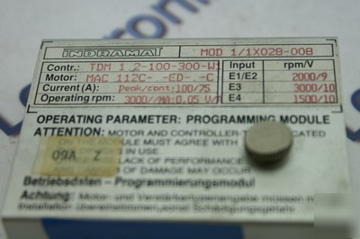 Indramat MOD1/1X028-008 programming module