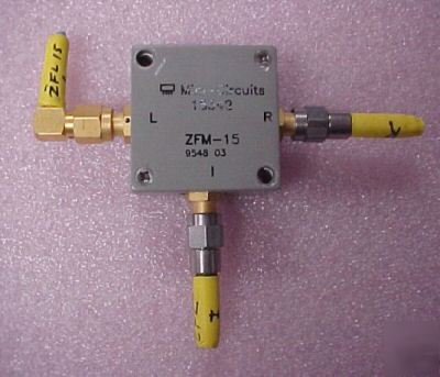 Mini-circuits 15542 zfm-15 coaxial frequency mixer