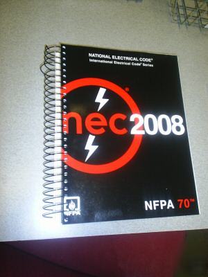 New 2008 brand spiral nec electrical codebook & ez tabs