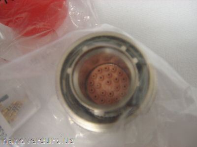 New D38999/26FC35PN lot of 3 cannon/aero straight plug- -