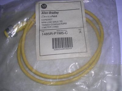 New allen-bradley mini male devicenet, 1485R-P1M5-c 