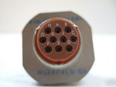 New deutsch emi MS3474L12-10S connector 