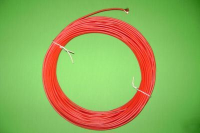 Red 100 ft roll of 12 gauge hook up wire