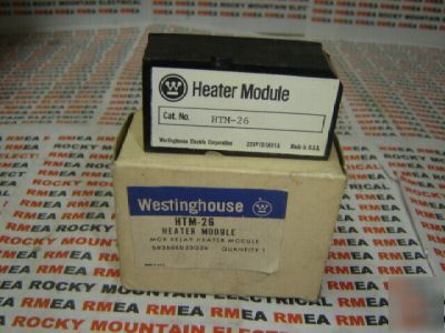 Westinghouse mor relay heater module htm-26 