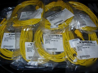  lot of 7 turck cables vbrs 4.4-2PKG 3M -2/2