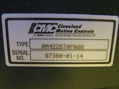 Cmc cleveland motion controls aximate/c AM422670P000