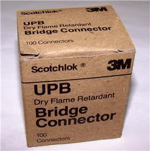 100 3M upb scotchlok bridge connector - 