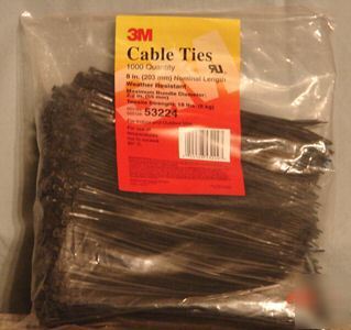 3M 53224 nylon wire/cable ties 2000 8