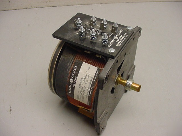 Ge 0-120/0-240VAC variable transformer variac 8.5 amp