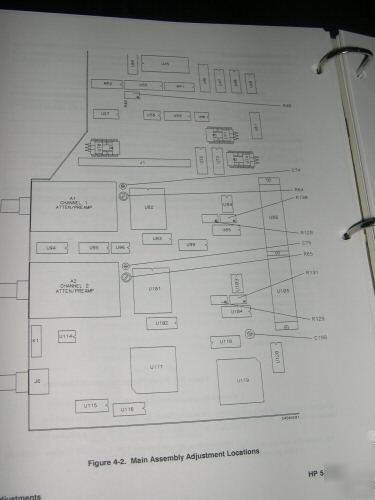 Hp 54504A digitizing oscilloscope service manual