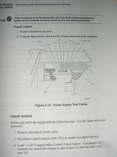 Hp 54504A digitizing oscilloscope service manual