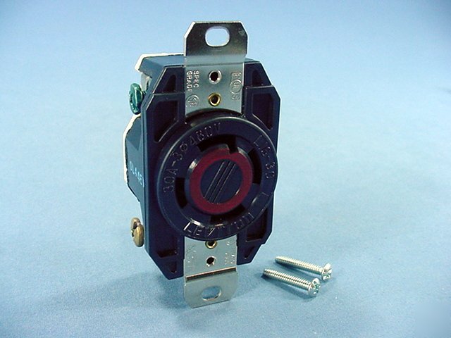 Leviton L16-30 locking receptacle 30A 480V 3Ã¸ 2730