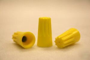 New 1 case 5000 pc wire nuts yellow barreled (P4)