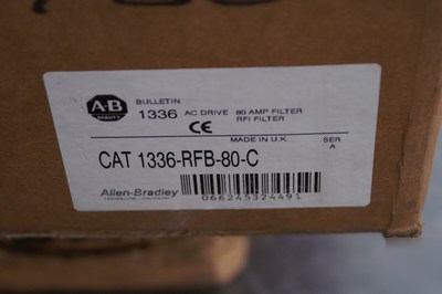 New - allen bradley 1336-rfb-80-c 80A rfi filter