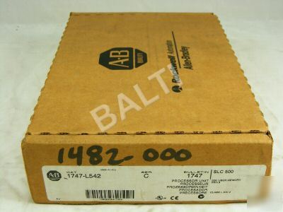 New * * allen bradley ab 1747-L542 /c 1747L542 slc 5/04 