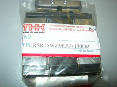 New thk linear actuator slide type: RSR15WZMUU+130LM