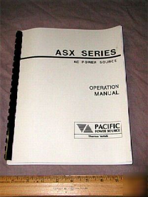 ***pacific pwr source asx series op. manual***