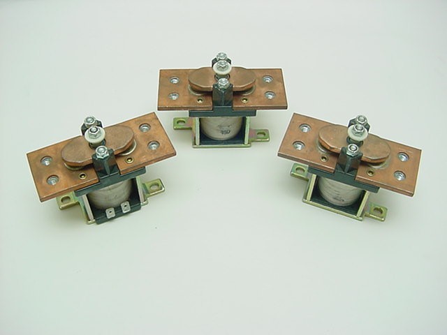 (3) contact industries 300AMP 48VDC contactors