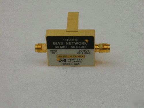 Agilent 11612B 50GHZ bias t hewlett packard