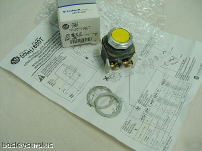 Allen bradley 800T-A9B push button yellow