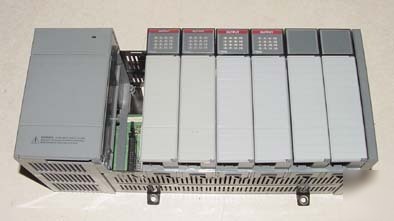 Allen bradley SLC500 7 slot rack, ps & i/o