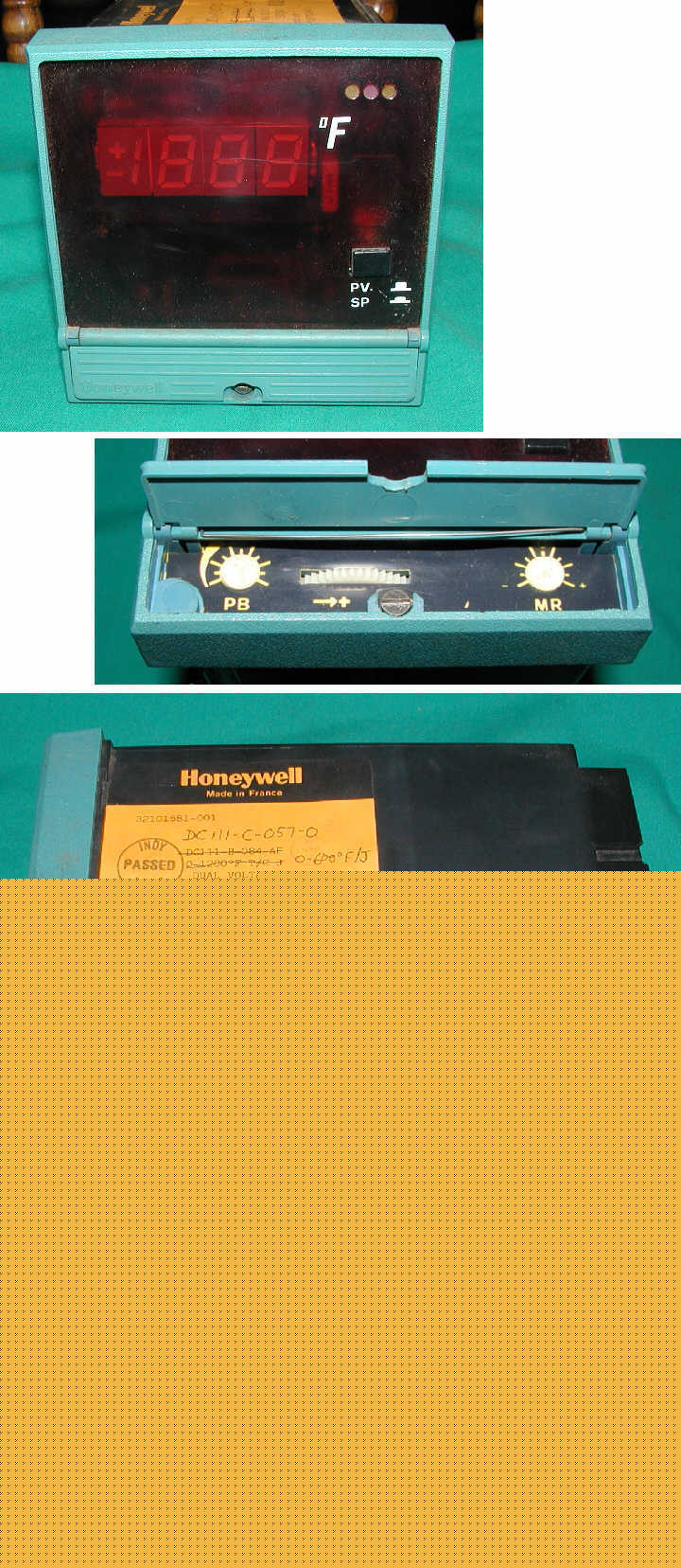 Honeywell digital readout temperature control dro 