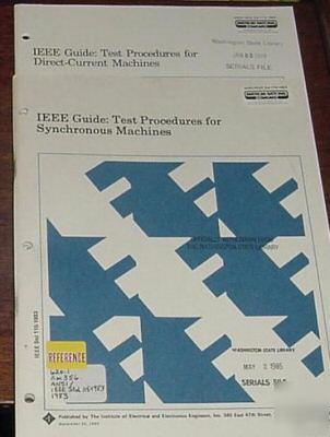 Ieee test procedure synchronous direct-current machines